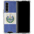 El Salvador Flag Distressed Galaxy Z Fold4 5G Clear Case